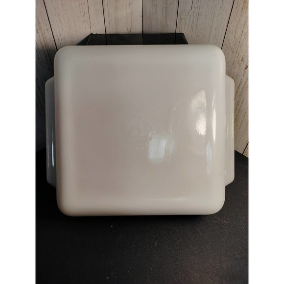 Fire King by Anchor Hocking Meadow Green vintage casserole milk glass #435 - Picture 8 of 9